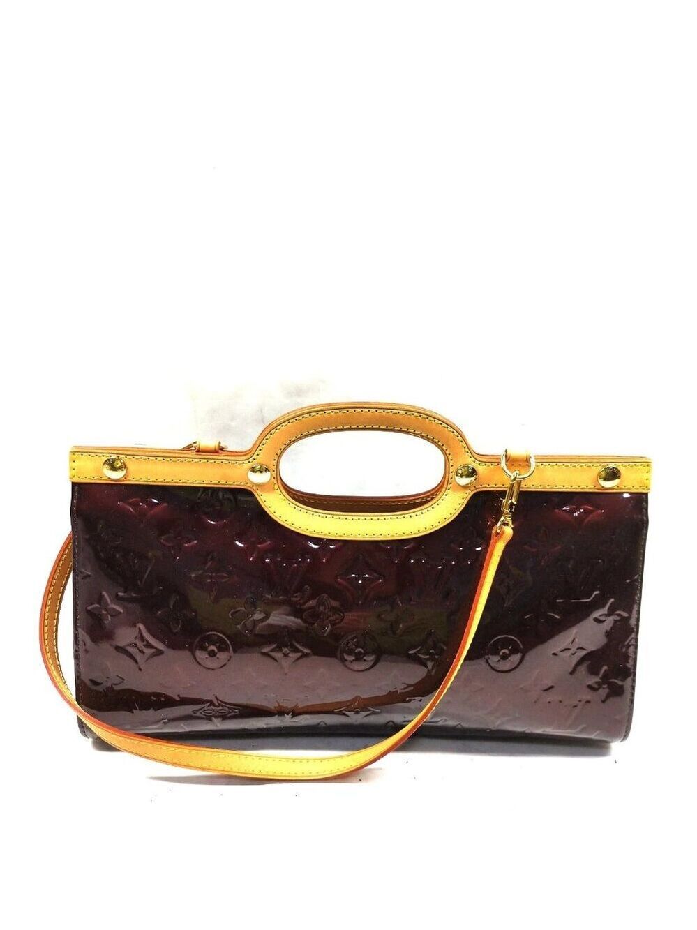 Louis Vuitton LV Tote Bag Roxbury Drive burgundy Vernis 597-070525